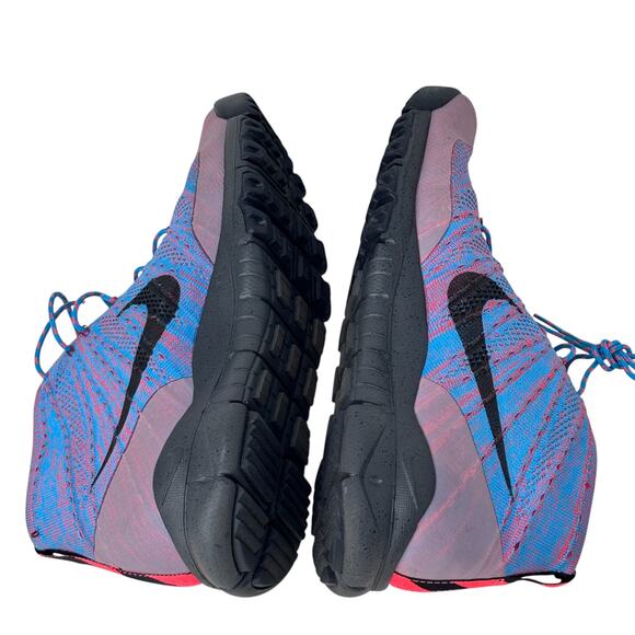 Nike Flyknit Trainer Chukka FSB Sneakers Mens Size‎ 11.5 Blue Lace Up 625009-400 - Picture 5 of 9